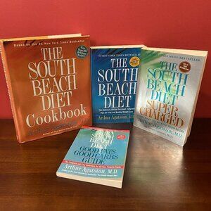 ⭐4 FOR $20⭐ Set of Four South Beach Diet Books